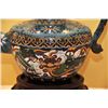 Image 3 : Chinese early Republic Cloisonne large Kettle/Vessel