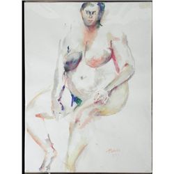 Betty Snyder Rees Original Painting Saturday Nudes #25