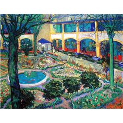 Vincent Van Gogh Courtyard of Hopsital Giclee