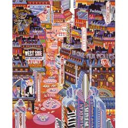 American in Paris by Yamagata Signed Serigraph