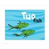 Image 3 : 4) Dr Seuss Prints- 1 Fish 2 Fish Red Fish Blue Fish