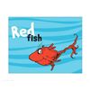 Image 4 : 4) Dr Seuss Prints- 1 Fish 2 Fish Red Fish Blue Fish