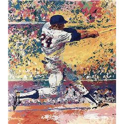 Willie Mays by LeRoy Neiman 32x28 S/N Serigraph