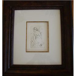 The Bather by Renoir Etching Unframed