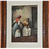 Image 2 : Italian watercolor Fortune teller R. Maghelli 19 cen
