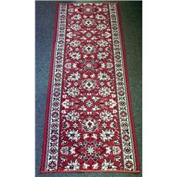 Vintage Oriental Wool Hallway Runner Rug