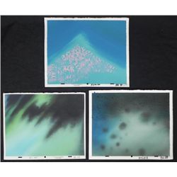 3 Ren & Stimpy Orig Production Backgrounds Patterns
