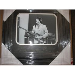 Framed Photograph of Paul McCartney (reproduction)