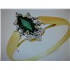 1/4 carat Emerald Ring Marquis cut