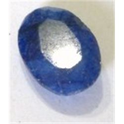 8.65 BLUE SAPPHIRE *HUGE* BEAUTIFUL OVAL CUT & FACETED PRECIOUS GEMSTONE!! GEMSTONE CAME OUT OF SAFE