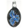 Image 1 : BEAUTIFUL HAND BLOWN GLASS PENDANT!! PENDANT CAME OUT OF SAFE!!