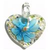 Image 1 : BEAUTIFUL HAND BLOWN GLASS PENDANT!! PENDANT CAME OUT OF SAFE!!