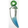 Image 1 : BEAUTIFUL HAND BLOWN GLASS PENDANT!! PENDANT CAME OUT OF SAFE!!