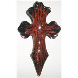 BEAUTIFUL HAND BLOWN GLASS PENDANT!! PENDANT CAME OUT OF SAFE!!