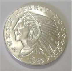 1929 SILVER INDIAN LIBERTY HEAD 1oz .999 FINE SILVER *MS HIGH GRADE*!!