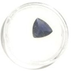 2.00 CARAT IOLITE TRILLIANT CUT & FACETED *BEAUTIFUL NICE GEMSTONE*!! GEMSTONE CAME OUT OF SAFE!!