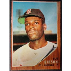 1962 Topps #530 Bob Gibson Single Print
