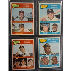 4 - 1965 Topps Baseball League Leaders, All EX-EM