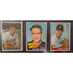 7 - 1965 Topps Baseball Star Card Lot, mostly EM - EX.