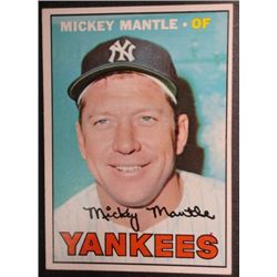 1967 Topps #150 Mickey Mantle Yankees, Nice Card!
