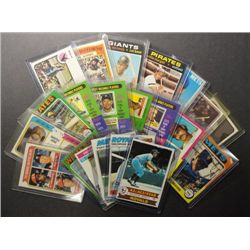 Awesome 1970's Star Card Lot, 21 cards, Seaver, Clemente & more.