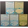 Image 2 : 1968 Topps Football Star Card Lot (5 Cards) EM-EX.