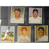 Image 1 : 5 - 1950 Bowman Baseball Cards.