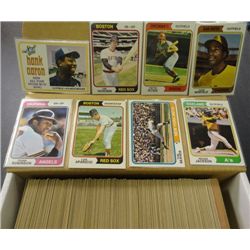 1974 Topps Baseball Near Set  (497 different cards)  Beautiful NM-MT, few EM+