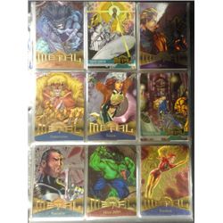 195 Marvel Metal Cards (1995)