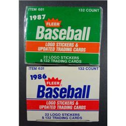 2 - Fleer Update Baseball Sets