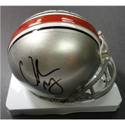 OSU Coach Urban Meyer signed Ohio State Buckeyes mini helmet