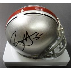 Braxton Miller Signed Ohio State Buckeyes mini helmet.