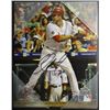 Image 1 : Chase Utley AUTOGRAPHED 8 x 10 Canvas Art Signed, Phillies.