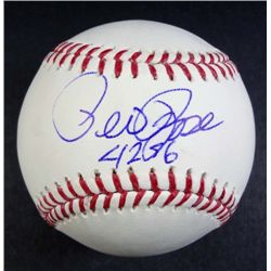 Pete Rose AUTOGRAPHED Baseball, Major League - Cincinnati Reds