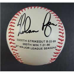 Nolan Ryan Commemorative Ball 5000 Strike Out