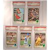 Image 1 : 5 - 1973 TOPPS BASEBALL  PSA   MINT 9.