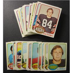 100-1976 Topps Football Cards, Mostly EM-NM