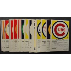 1968 - 1970 Fleer Quiz Logo Cards (48 cds)