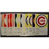 Image 1 : 1968 - 1970 Fleer Quiz Logo Cards (48 cds)