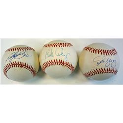 3-Autographed Baseball Unidentified