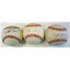 Image 1 : 3-Autographed Baseball Unidentified