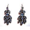 Image 1 : Natural 13.77g Tanzanite .925 Sterling Silver Earrings