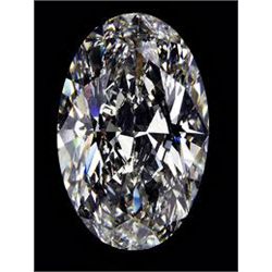 EGL CERT 0.84 CTW OVAL DIAMOND H/SI1