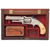 Image 1 : Exceptional Cased Factory Engraved and Inscribed Smith & Wesson Number 1 1/2 2nd Issue Single Action