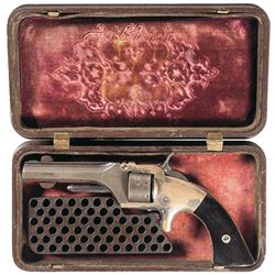Rare Gutta Percha Cased Smith & Wesson First Model First Issue 2nd Type Revolver