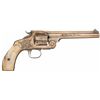 Image 2 : Cased Documented Special Order Factory Engraved By Oscar Young Gold Smith & Wesson New Model 3 Singl