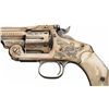 Image 4 : Cased Documented Special Order Factory Engraved By Oscar Young Gold Smith & Wesson New Model 3 Singl