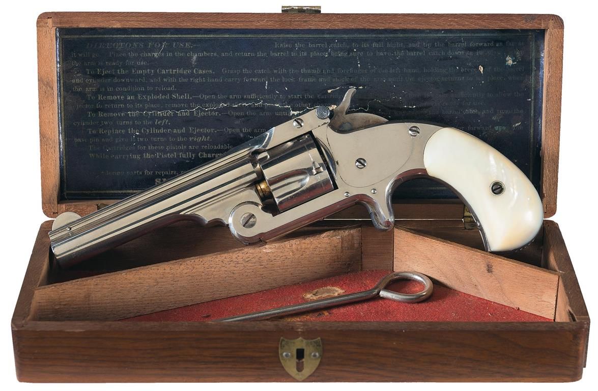 Exceptional Factory Cased Smith Wesson Model 1 1 2 32 Centerfire exceptional-factory-cased-smith-wesson-model-1-1-2-32-centerfire