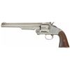 Image 1 : Rare Nickel Plated U.S. Contract Smith & Wesson First Model American Revolver with Factory Letter