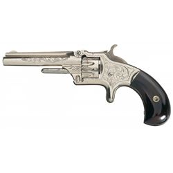 Excellent Factory Engraved Smith & Wesson Model Number 1 3rd Issue Revolver